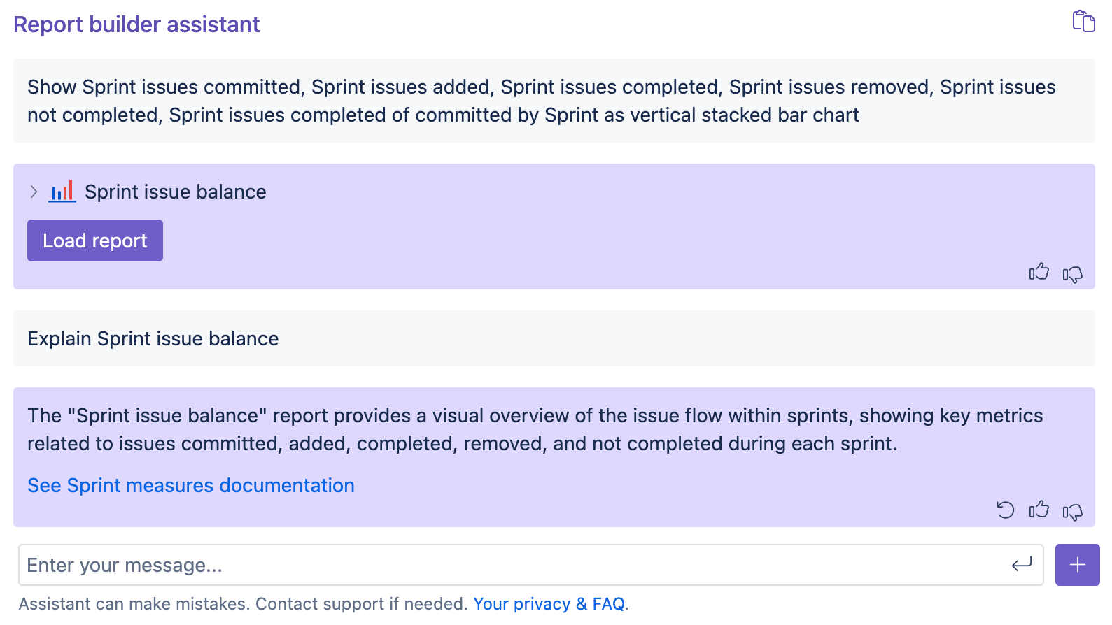 AI Assisted Report Building